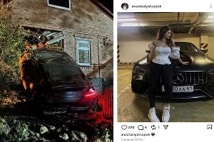  © Коллаж из скриншотов фото из телеграм-канала «ЧП Таганрог» и со страницы Анастасии Цапок