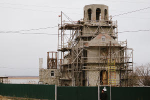 Строительство новой церкви © Фото Дениса Яковлева, Юга.ру
