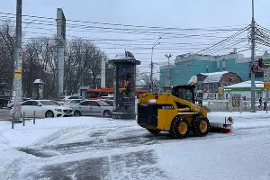 Уборка снега в Краснодаре &copy;&nbsp;Фото Леси Шубиной, Юга.ру