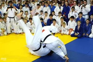Мастер-класс олимпийских чемпионов по дзюдо в Краснодаре &copy;&nbsp;Алёна Живцова, ЮГА.ру