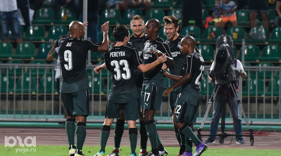 "Краснодар" разгромил "Партизани" в матче лиги Европы © Фото Елены Синеок, Юга.ру