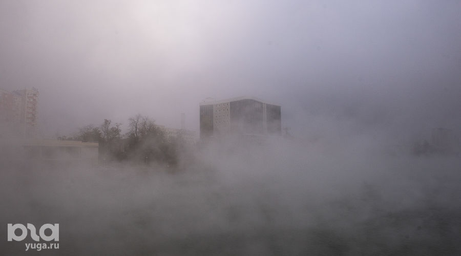 Туман в парке «Солнечный остров» © Фото Елены Синеок, Юга.ру