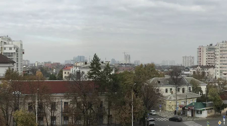 Смог в Краснодаре &copy;&nbsp;Фото Александра Гончаренко, Юга.ру