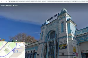 Автовокзал Туапсе &copy;&nbsp;Скриншот панорамы &laquo;Яндекс.Карт&raquo;