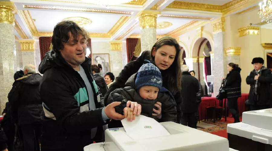 Выборы президента РФ в Краснодаре &copy;&nbsp;Елена Синеок. ЮГА.ру