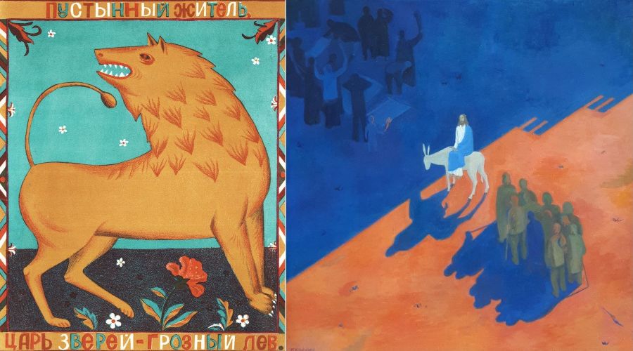 Работы Анатолия Кулинича и Никиты Кулинича &copy;&nbsp;Коллаж из скриншотов фото, предоставленных Краснодарским музеем имени Коваленко