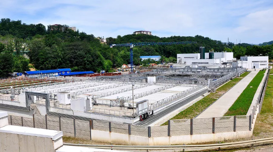 Очистные сооружения канализации «Бзугу» в Сочи &copy;&nbsp;Фото пресс-службы МУП &laquo;Водоканал&raquo;