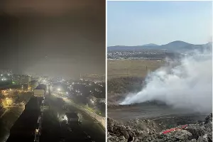  &copy;&nbsp;Коллаж из скриншотов фото из телеграм-канала &laquo;ЧП Новороссийск&raquo; и телеграм-канала мэра Новороссийска Андрея Кравченко