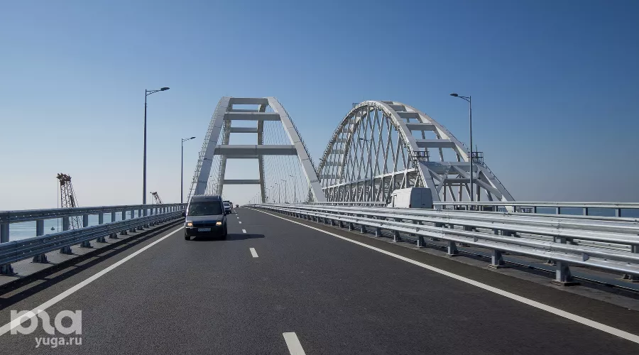 Запуск движения по Крымскому мосту &copy;&nbsp;Фото Виталия Тимкива, Юга.ру