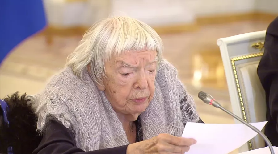 Людмила Алексеева &copy;&nbsp;Скриншот из видео с сайта kremlin.ru