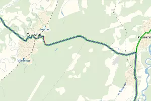 За Тверской на Т-образном перекрестке — направо &copy;&nbsp;Графика сервиса &laquo;Яндекс.Карты&raquo;