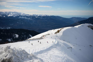 Старт горнолыжного сезона в «Розе Хутор» © Фото Елены Синеок, Юга.ру
