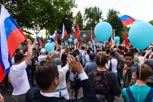 Митинг сторонников Навального в Краснодаре &copy;&nbsp;Фото Елены Синеок, Юга.ру