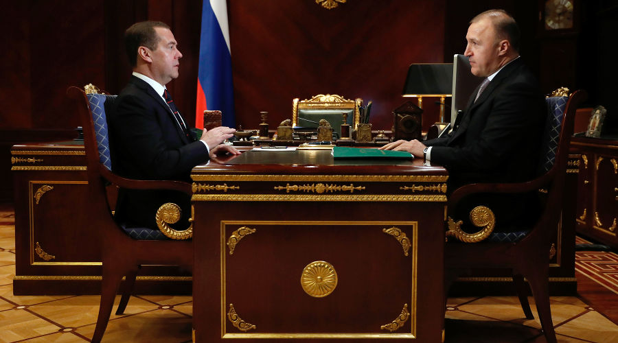 Дмитрий Медведев и Мурат Кумпилов © Фото пресс-службы главы Республики Адыгея