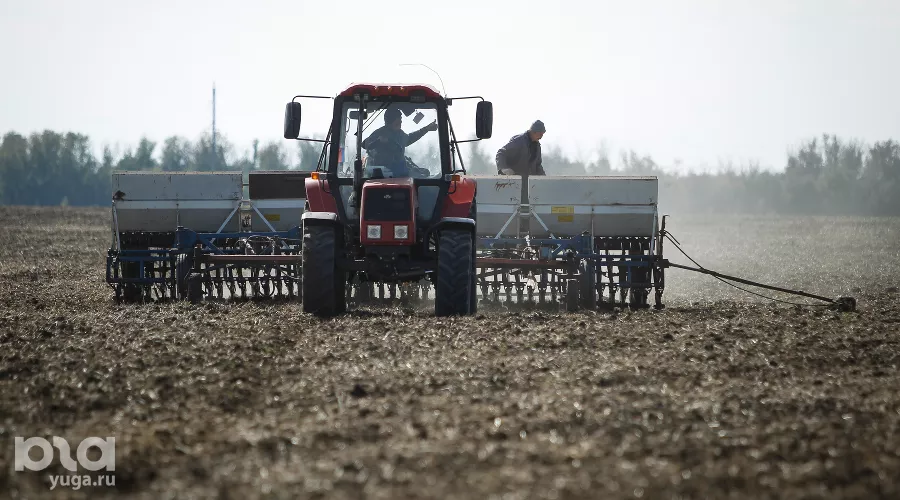 Сев озимого ячменя в Ставропольском крае &copy;&nbsp;Фото Эдуарда Корниенко, Юга.ру