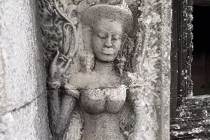 Резьба по камню в храмовом комплексе Анкгор-Ват &copy;&nbsp;Фото Иолины Грибковой, Юга.ру