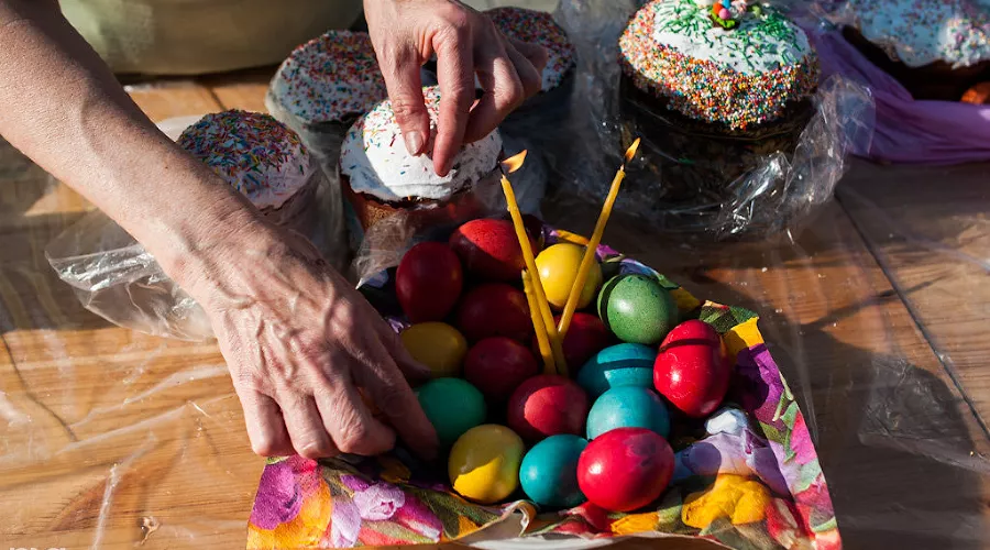 Пасха в храме Святого Равноапостольного Великого князя Владимира в Сочи &copy;&nbsp;Нина Зотина, ЮГА.ру