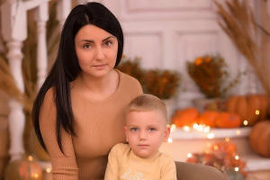 Марина Угрехелидзе с сыном Марком © Фото предоставлено Мариной Угрехелидзе