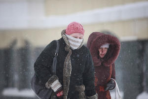 Снегопад в Ставрополе &copy;&nbsp;Эдуард Корниенко, ЮГА.ру