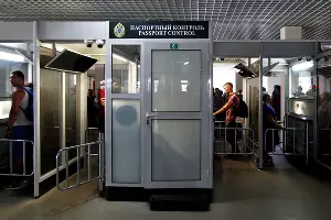 Пропускной пункт на границе между Россией и Абхазией &copy;&nbsp;Фото Влада Александрова, Юга.ру