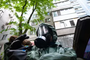 Дезинфекция жилых домов в Краснодаре &copy;&nbsp;Фото Дмитрия Леснова, Юга.ру