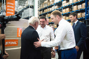 Открытие логистического комплекса компании Stihl в Краснодаре © Фото Елены Синеок, Юга.ру