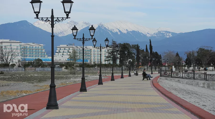 Опустевший Олимпийский парк Сочи  &copy;&nbsp;Фото Нины Зотиной, Юга.ру