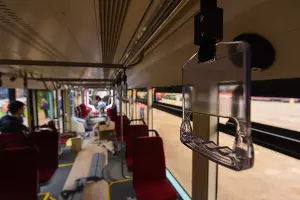 Новый трехсекционный трамвай "Витязь"  &copy;&nbsp;Елена Синеок, ЮГА.ру