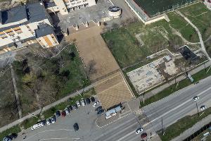 Вид на скейт-парк у Дворца творчества на проспекте Ленина © Скриншот yandex.ru/maps