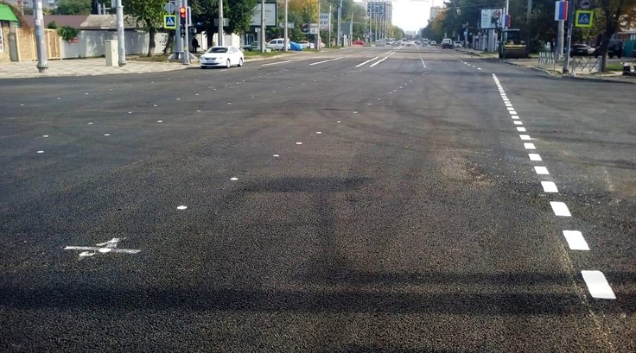 Перекресток улиц Тургенева и Северной в Краснодаре © Фото пресс-службы администрации Краснодара