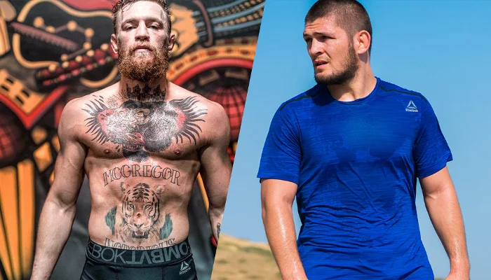  &copy;&nbsp;Коллаж Юга.ру, фото с сайтов khabib.com, twitter.com/thenotoriousmma