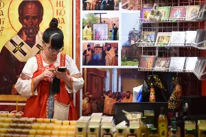 "Зимняя православная выставка-ярмарка" в Краснодаре &copy;&nbsp;Елена Синеок, ЮГА.ру