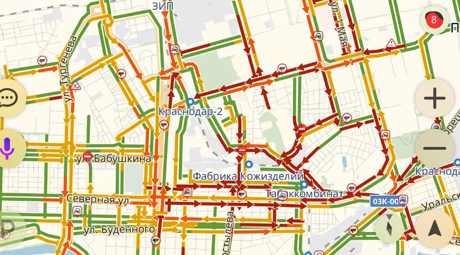  &copy;&nbsp;Скриншот из &laquo;Яндекс.Навигатора&raquo;