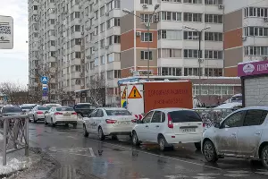 В Краснодаре начали строить трамвайную линию на улице Московской &copy;&nbsp;Фото Дмитрия Пославского, Юга.ру