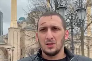 Муслим Джамбеков &copy;&nbsp;Скриншот из видео со страницы Рамзана Кадырова vk.com/ramzan