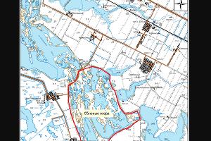  © Скриншот схемы озер с сайта oopt.aari.ru