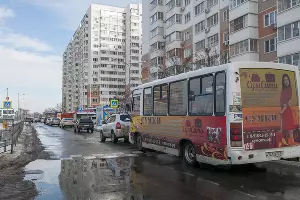 В Краснодаре начали строить трамвайную линию на улице Московской &copy;&nbsp;Фото Дмитрия Пославского, Юга.ру