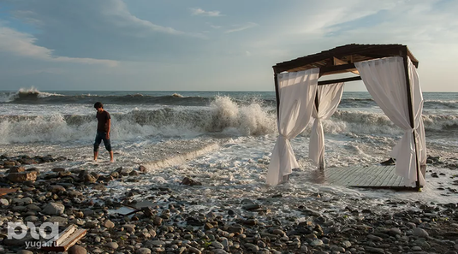 Шторм в Сочи &copy;&nbsp;Фото Нины Зотиной, Юга.ру