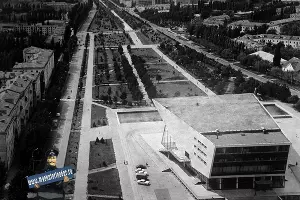 Исторический вид на старый кинотеатр &copy;&nbsp;Фото из презентации пресс-службы администрации Краснодара