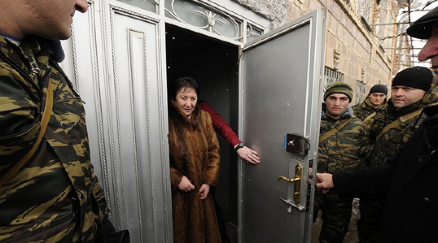 Противостояние после выборов в Южной Осетии. Алла Джиоева © Сергей Карпов. ЮГА.ру