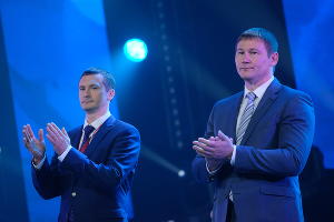 Слева направо: Роман Сахартов, Денис Васюков © Фото пресс-службы фестиваля «Факел»