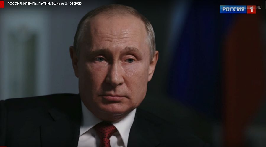  © Скриншот интервью Владимира Путина из фильма «Россия. Кремль. Путин» с сайта russia.tv