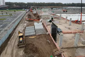 Cтройка нового стадиона ФК «Краснодар» &copy;&nbsp;Фото Евгения Таранжина