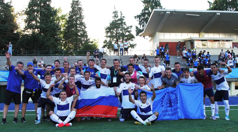 КубГУ выиграл студенческий чемпионат Европы по футболу &copy;&nbsp;Фото пресс-службы КубГУ
