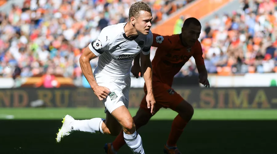 Матч «Урал» — «Краснодар» в Екатеринбурге 4 августа 2018 года &copy;&nbsp;Фото пресс-службы ФК &laquo;Краснодар&raquo;