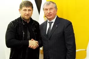 Рамзан Кадыров и Игорь Сечин &copy;&nbsp;Фото ИА &laquo;Грозный-информ&raquo;