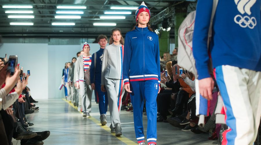 Презентация экипировки олимпийской команды России &copy;&nbsp;Фото из группы vk.com/zasportcompany
