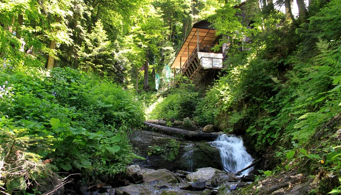Парк водопадов «Менделиха» на «Роза Хутор» &copy;&nbsp;Фото Марины Солошко, Юга.ру