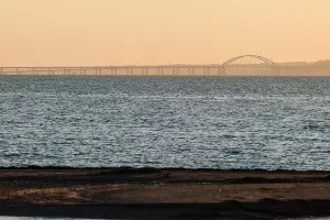 Крымский мост &copy;&nbsp;Фото Елены Синеок, Юга.ру