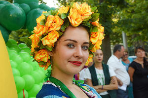 Ярмарка в честь Яблочного спаса в Краснодаре © Елена Синеок, ЮГА.ру